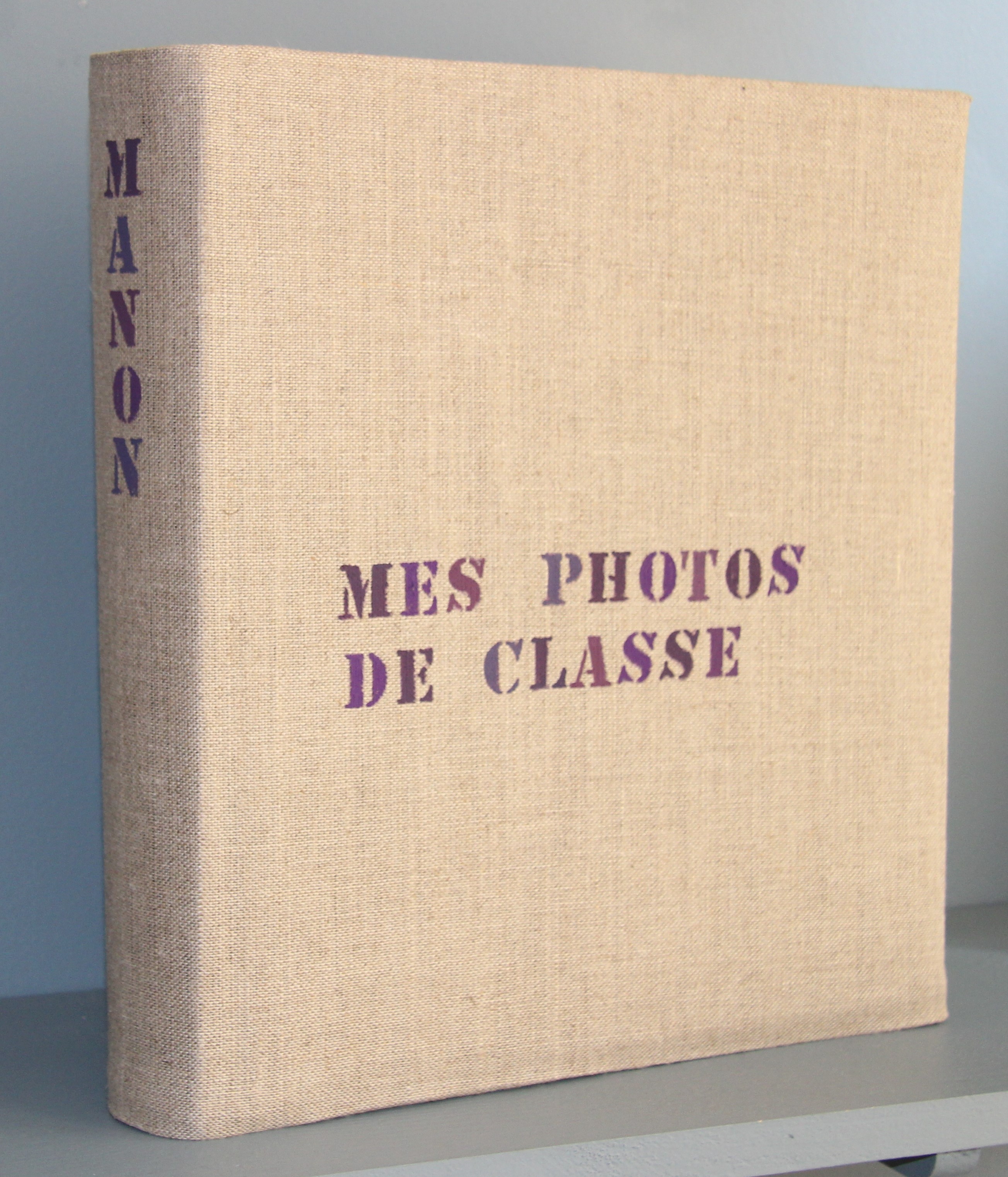 Album pour photos de classe personnalisable