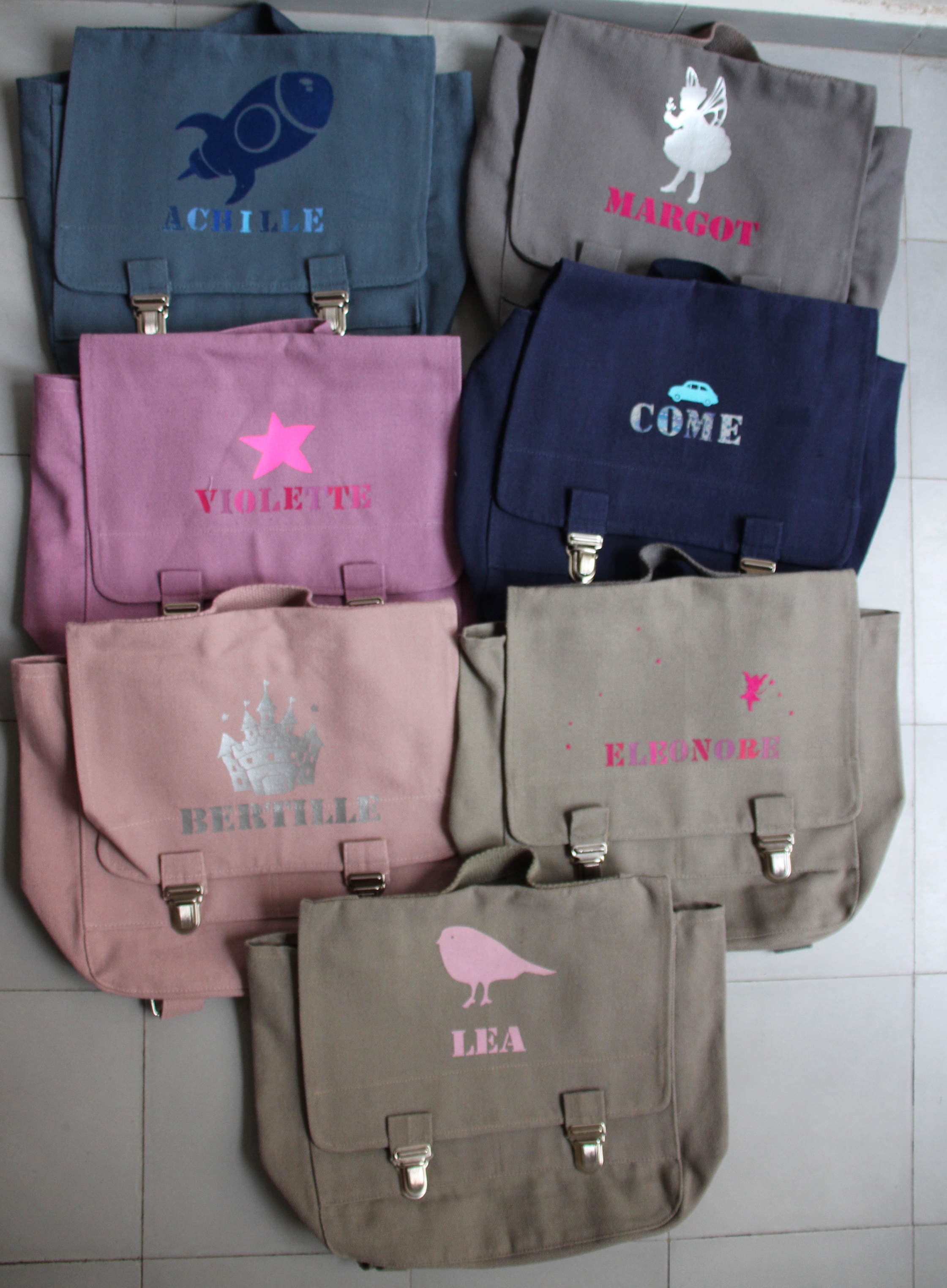 SOLDES Cartable Ulysse Small 2 flex Lin cie