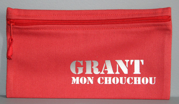 Trousse personnalisable avec un message