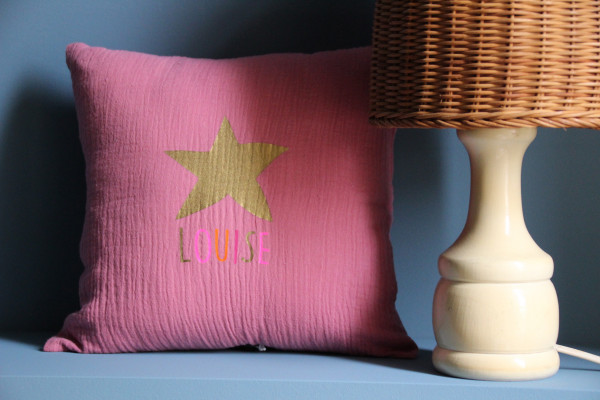 Coussin Musical en Lange personnalisé