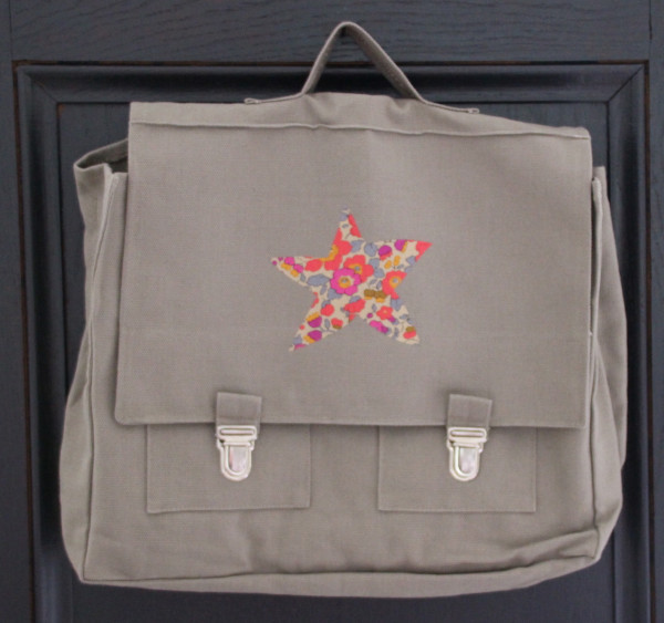 CARTABLE personnalisable -  VICTOR - 1 Etoile en Liberty